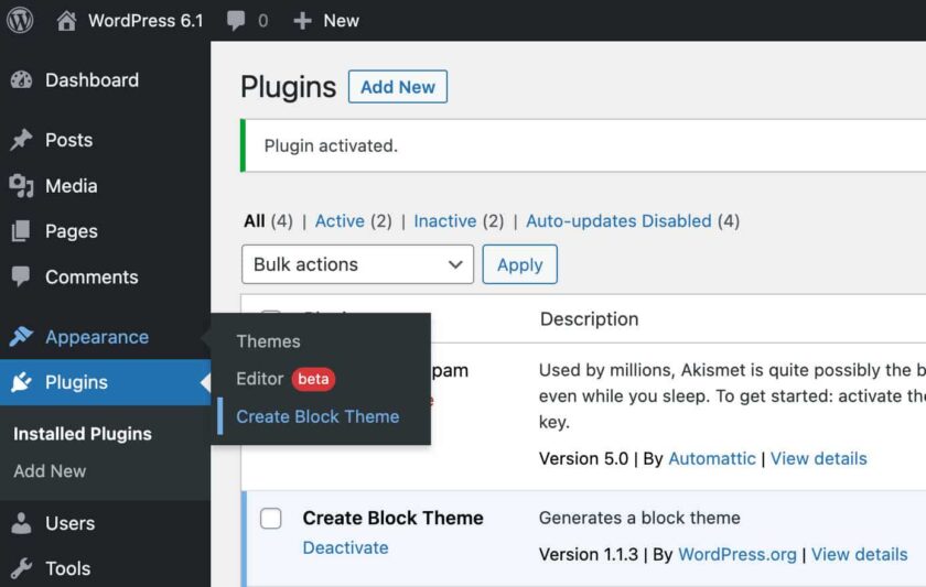 WordPress 6.1全新默认主题2023特色详解与使用技巧