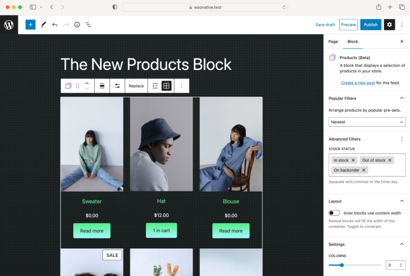 WooCommerce Blocks 9.1.0发布全新产品块功能详解