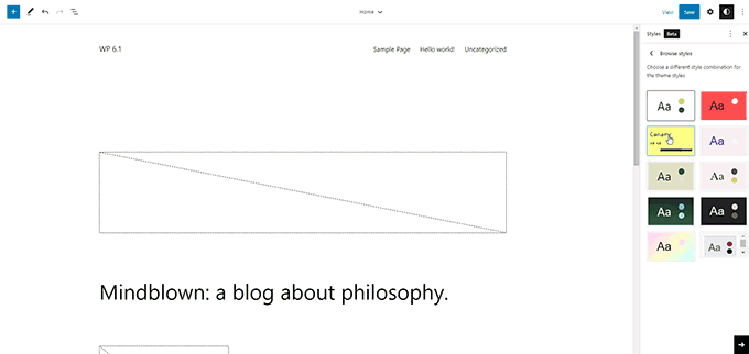WordPress 6.1全新功能图文详解：默认主题及编辑器改进