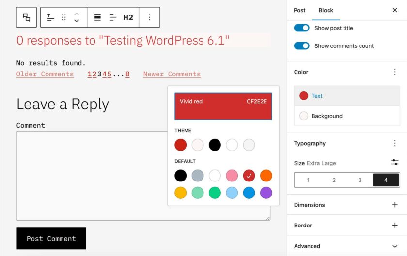 WordPress 6.1 全新功能详解：WebP转换、流体排版与模板系统升级