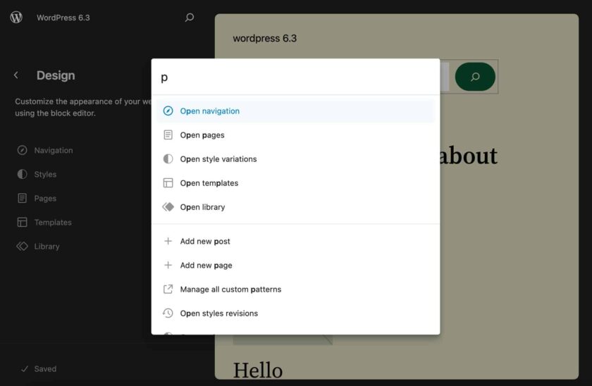 WordPress 6.3 全新功能详解：编辑器改进与实用工具大升级
