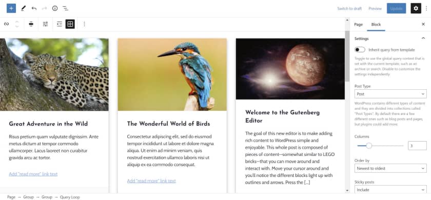 Gutenberg 10.9更新：查询块重命名及网址预览功能详解
