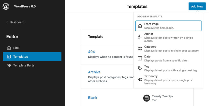 WordPress 6.1 全新功能详解：WebP转换、流体排版与模板系统升级