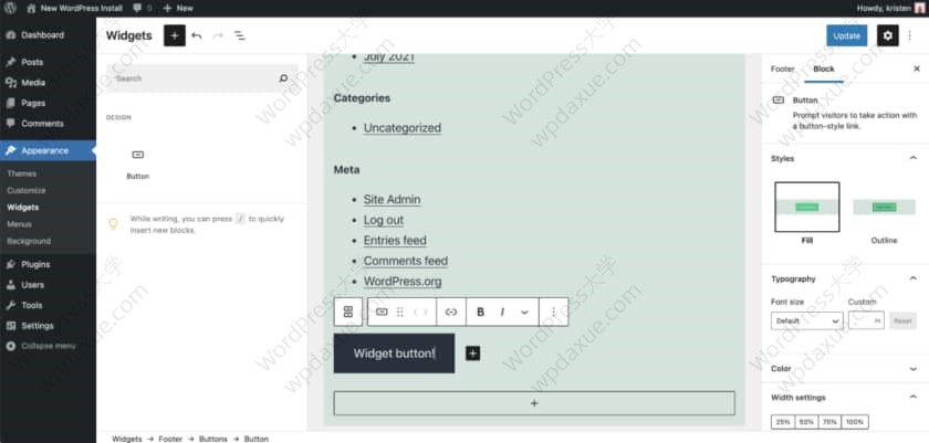 WordPress 5.8 全新功能详解：块编辑器与全站点编辑突破