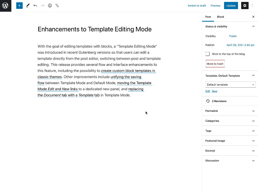 Gutenberg 10.5重磅升级：新增块模式PDF嵌入及自定义器增强功能
