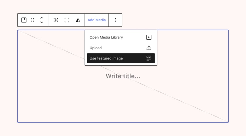 Gutenberg 13.5 新增封面块特色图像占位符功能详解