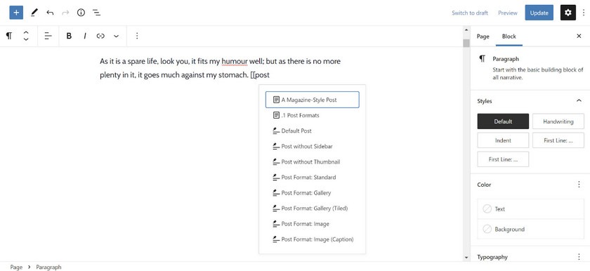 Gutenberg 12.8新功能详解：Web Fonts API组嵌套快捷键等优化
