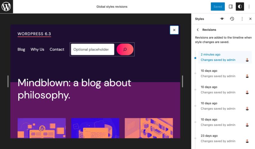 WordPress 6.3 全新功能详解：编辑器改进与实用工具大升级