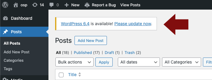 WordPress 6.4.1 紧急更新修复严重错误 提升网站稳定性