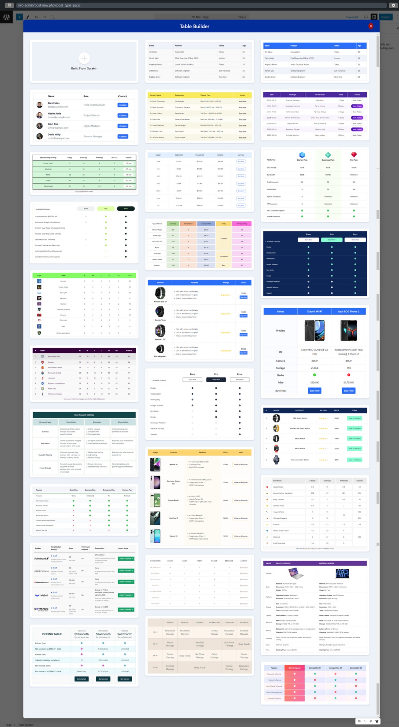 WordPress古腾堡表格神器Table Block功能评测