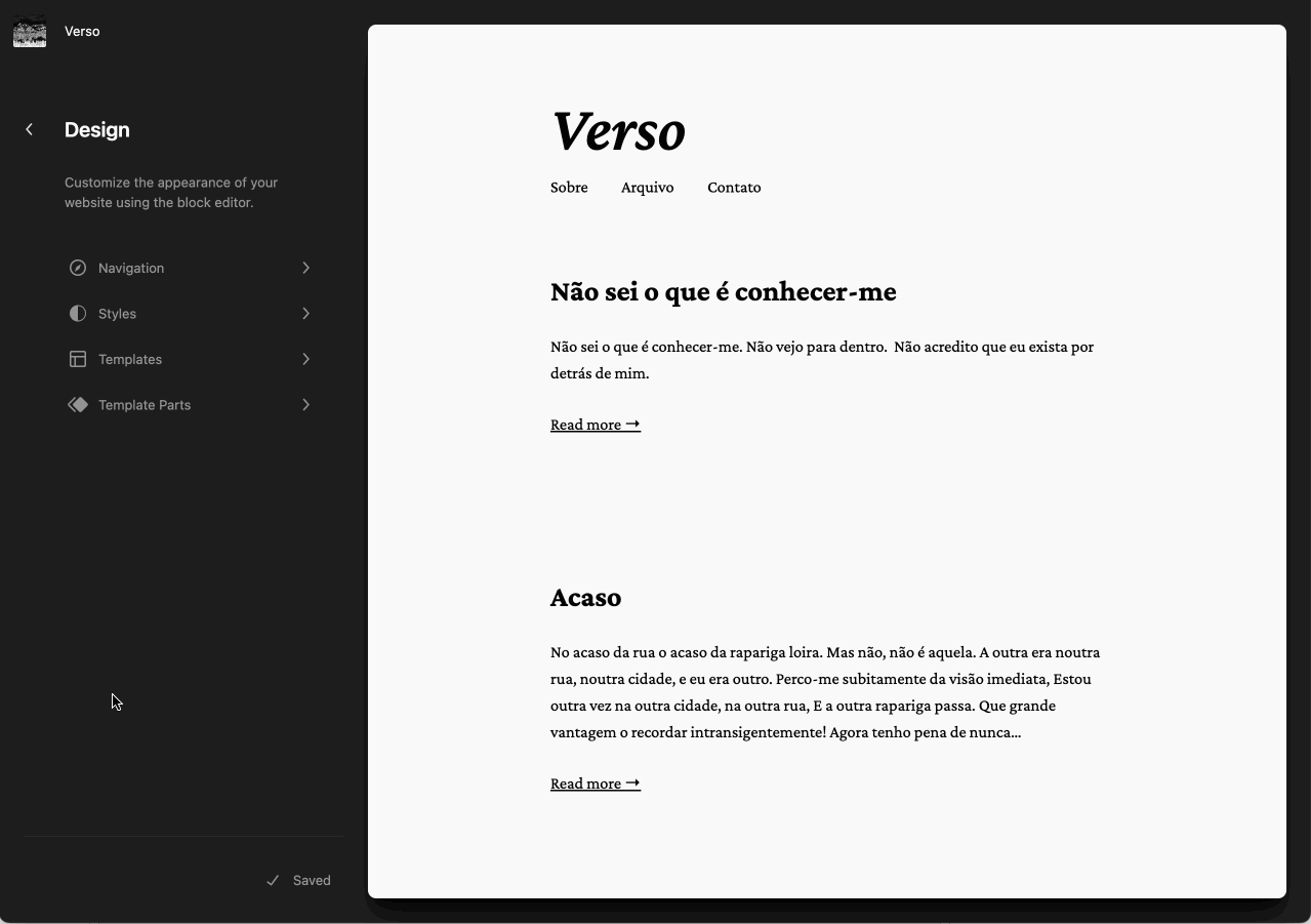 Gutenberg 15.7 新增站点徽标上传功能及顶部工具栏优化