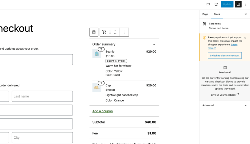WooCommerce 8.3发布新默认结账流程区块化体验