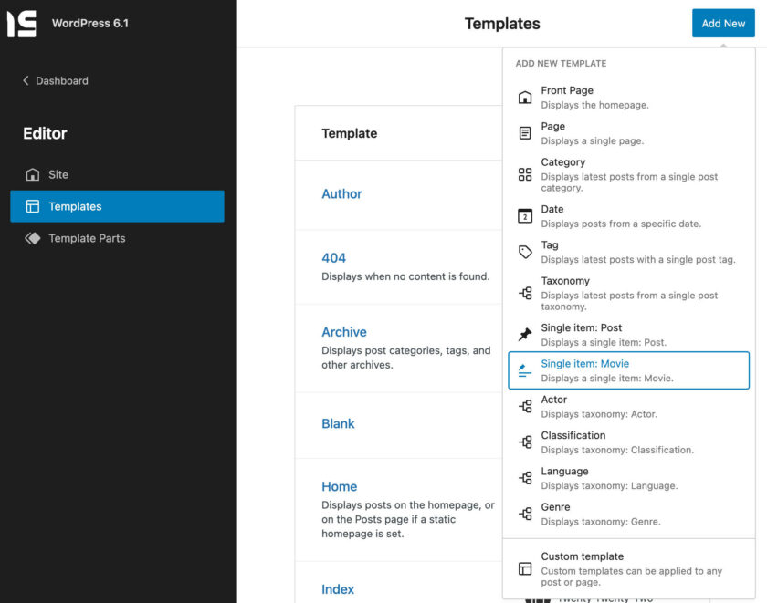 WordPress 6.1 全新功能详解：WebP转换、流体排版与模板系统升级
