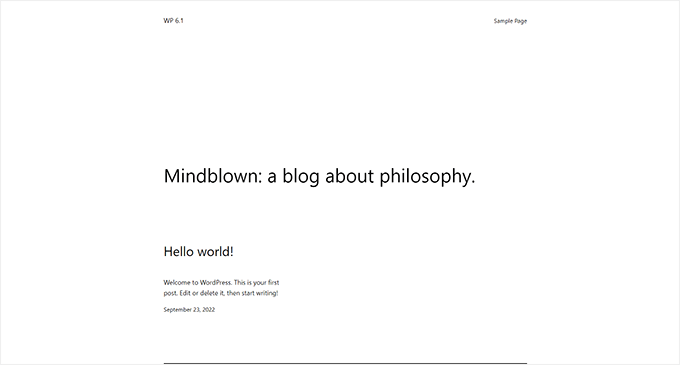 WordPress 6.1全新功能图文详解：默认主题及编辑器改进