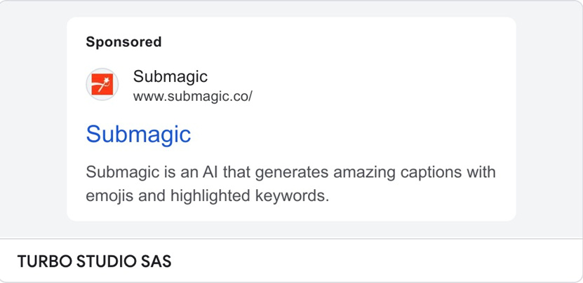 Submagic3个月流量暴涨10倍至千万 AI视频编辑工具如何突围
