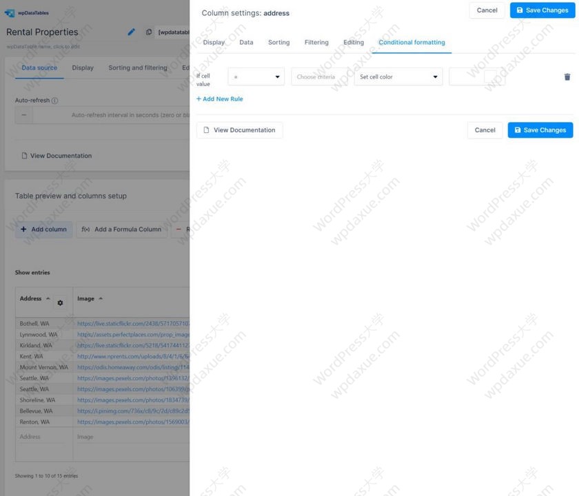WordPress表格图表插件wpDataTables功能评测与使用指南