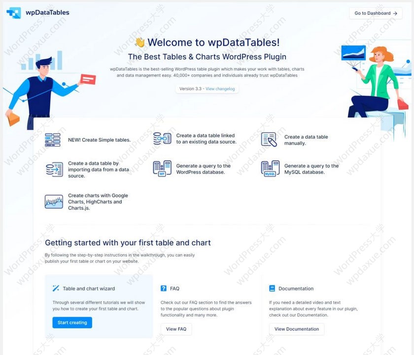 WordPress表格图表插件wpDataTables功能评测与使用指南