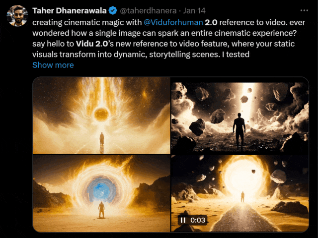 国产AI视频Vidu 2.0秒出片4分钱震撼全球用户