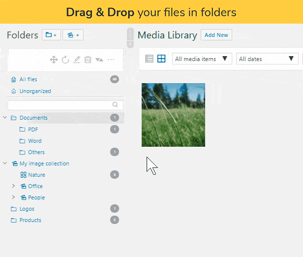 WordPress媒体库分类管理插件推荐：FileBird HappyFiles Real Media Library