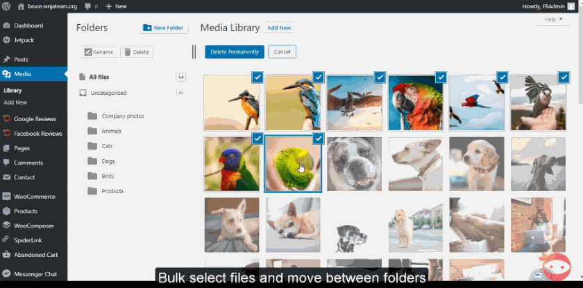 WordPress媒体库分类管理插件推荐：FileBird HappyFiles Real Media Library