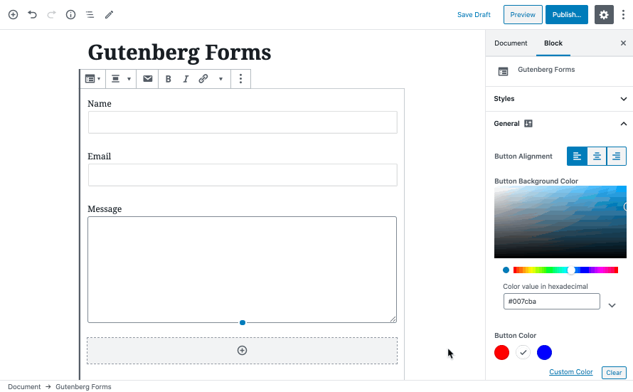 WordPress Gutenberg Forms联系表单插件评测与使用教程