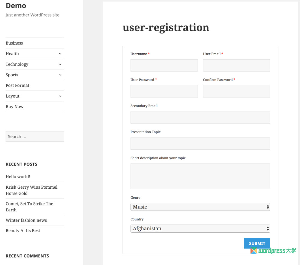 WordPress用户注册插件User Registration功能强大推荐