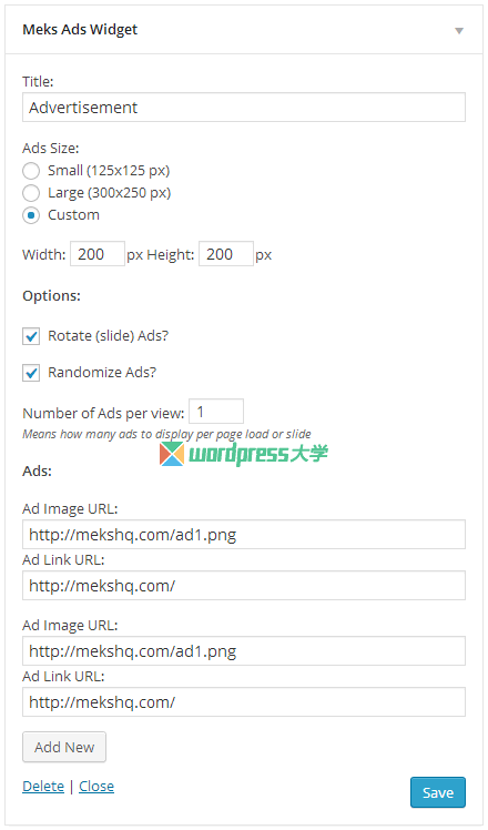 WordPress侧边栏广告神器Meks Easy Ads Widget插件推荐