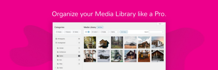 WordPress媒体库分类管理插件推荐：FileBird HappyFiles Real Media Library