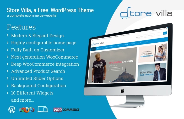 Storevilla免费WooCommerce WordPress电商主题 高度可定制店铺设计