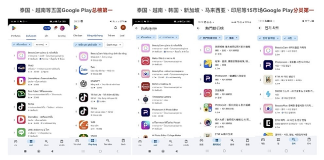美颜相机AI换装风靡全球 国产AI技术引领时尚变革