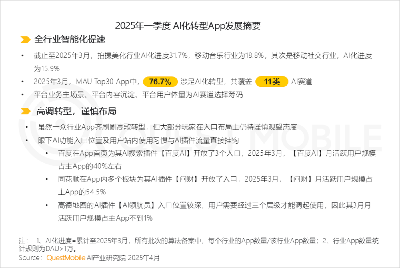 QuestMobile2025AI应用市场深度解析：DeepSeek引领格局重塑，豆包腾讯元宝分庭抗礼