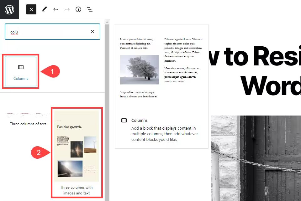 古腾堡编辑器教程：WordPress区块大小调整技巧