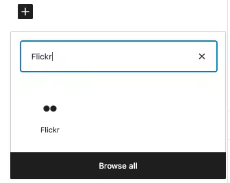 WordPress古腾堡教程：Flickr嵌入区块使用方法与技巧