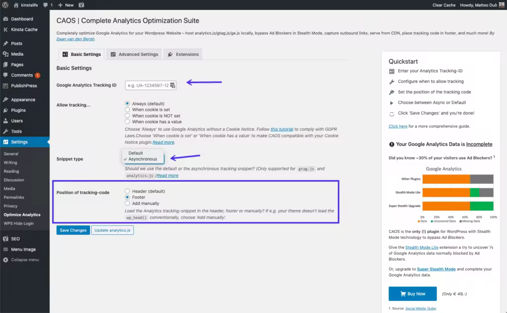 WordPress添加Google Analytics统计代码的4种实用方法