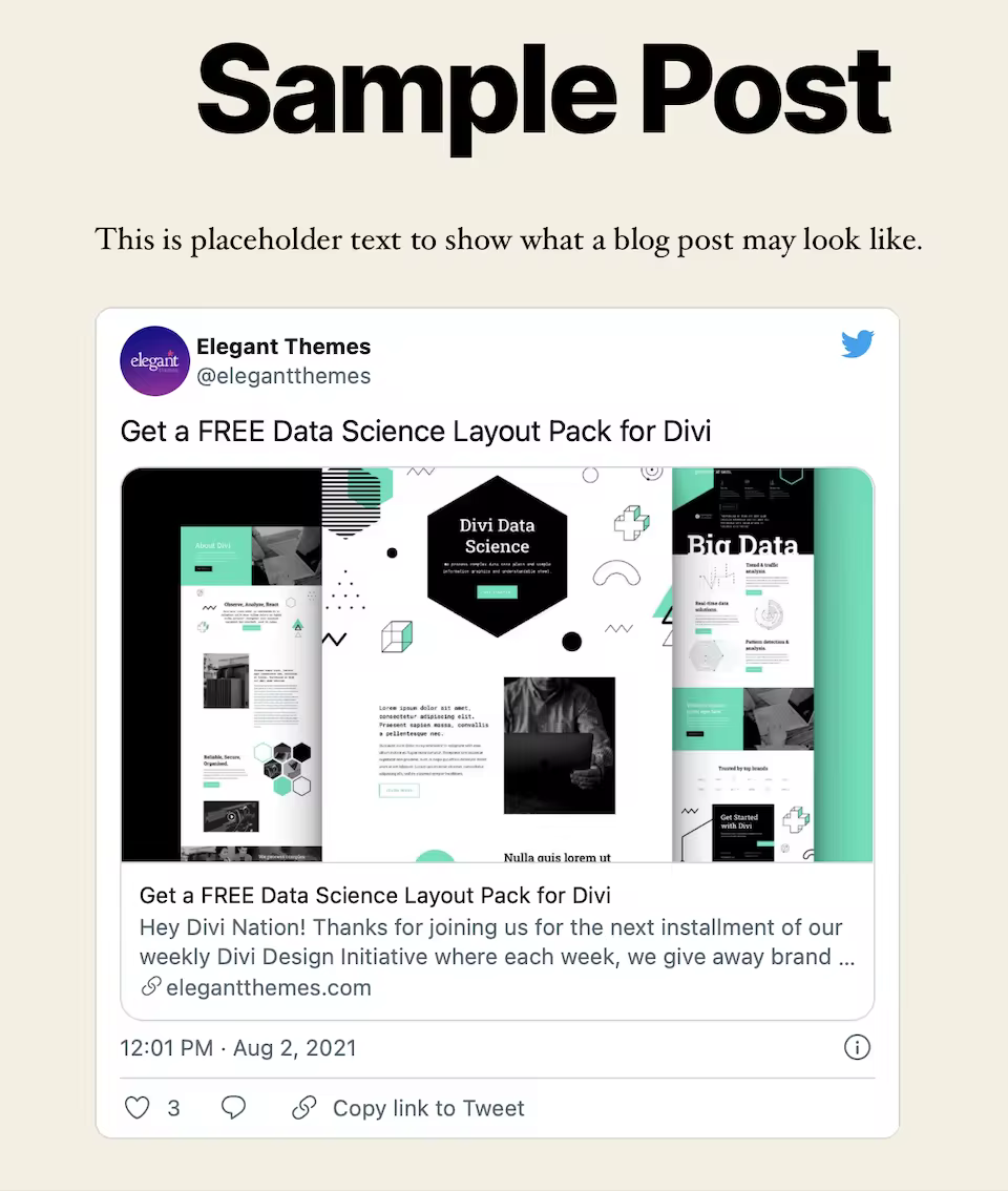 WordPress古腾堡教程：轻松嵌入Twitter推文区块