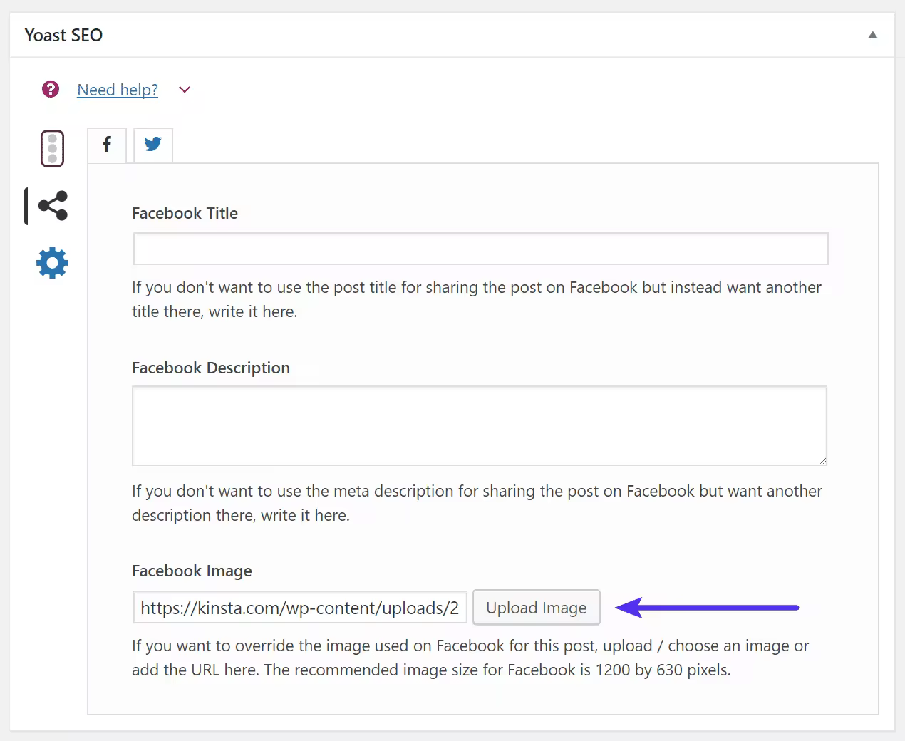 使用Facebook调试器修复WordPress图片显示问题