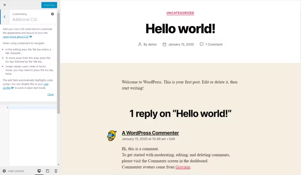 WordPress CSS编辑教程：添加自定义样式美化网站