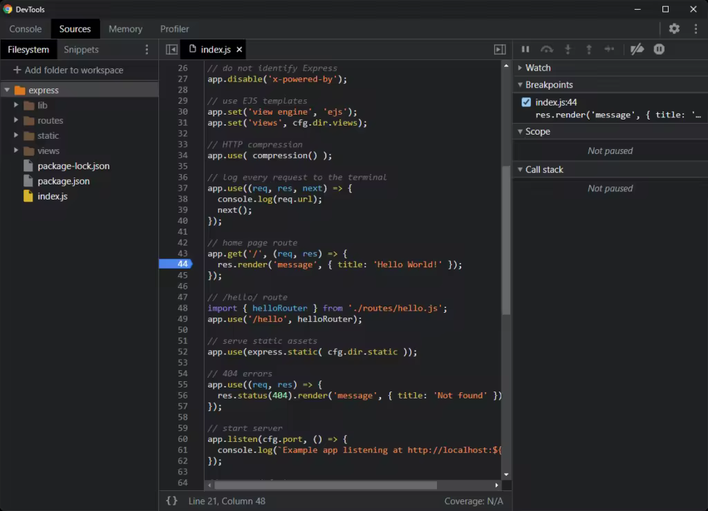 Node.js代码调试工具全攻略技巧分享