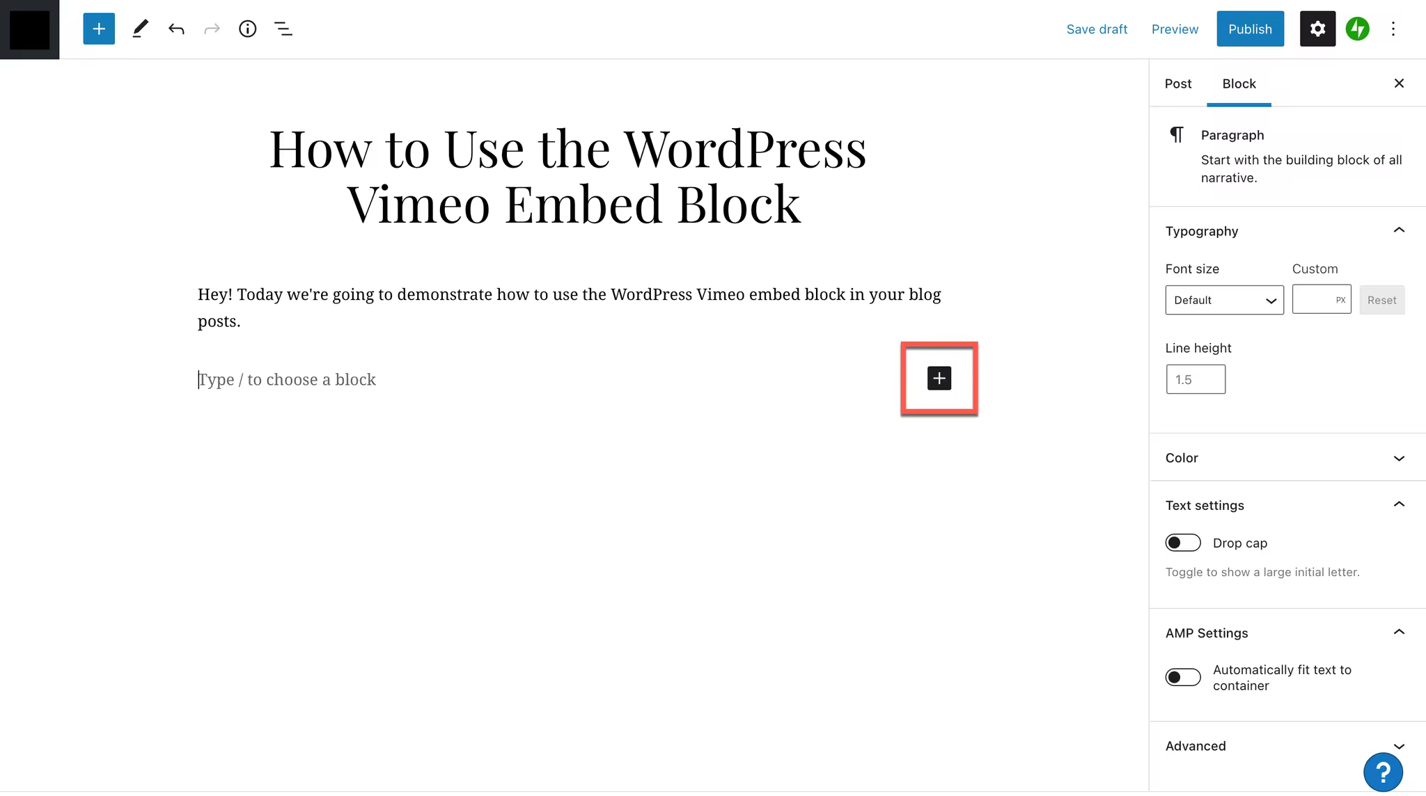 古腾堡教程：WordPress Vimeo视频嵌入技巧