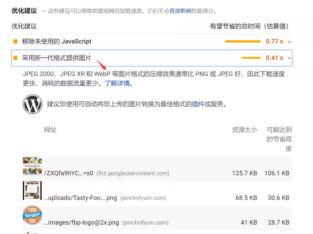 WordPress网站使用WebP格式图片教程