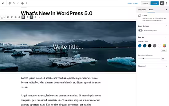 WordPress古腾堡编辑器常见问题解答及使用技巧