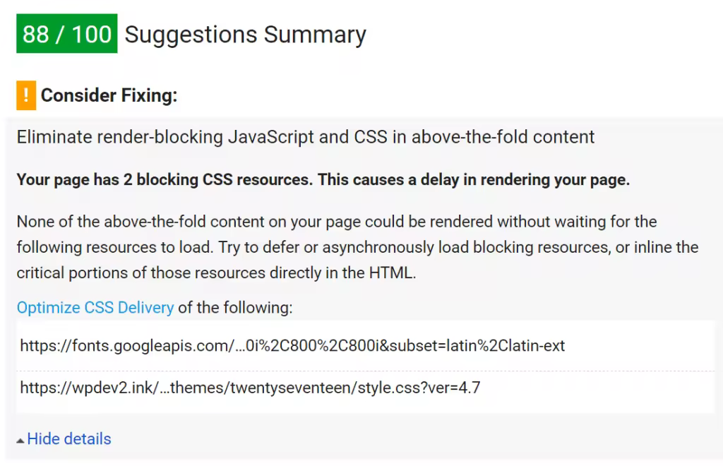 如何获得Google PageSpeed Insights满分评分的WordPress优化策略