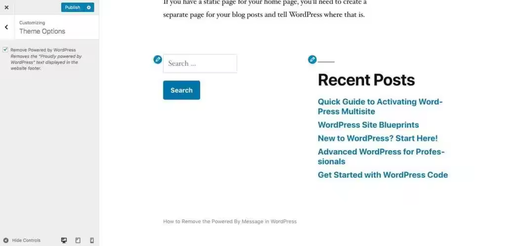 如何彻底删除WordPress页脚的“Powered by WordPress”信息
