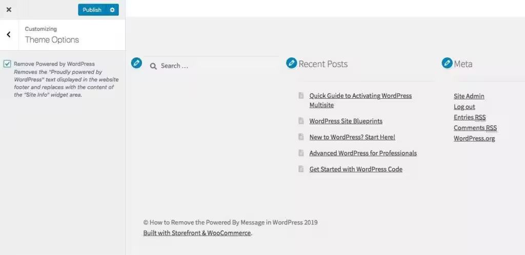 如何彻底删除WordPress页脚的“Powered by WordPress”信息