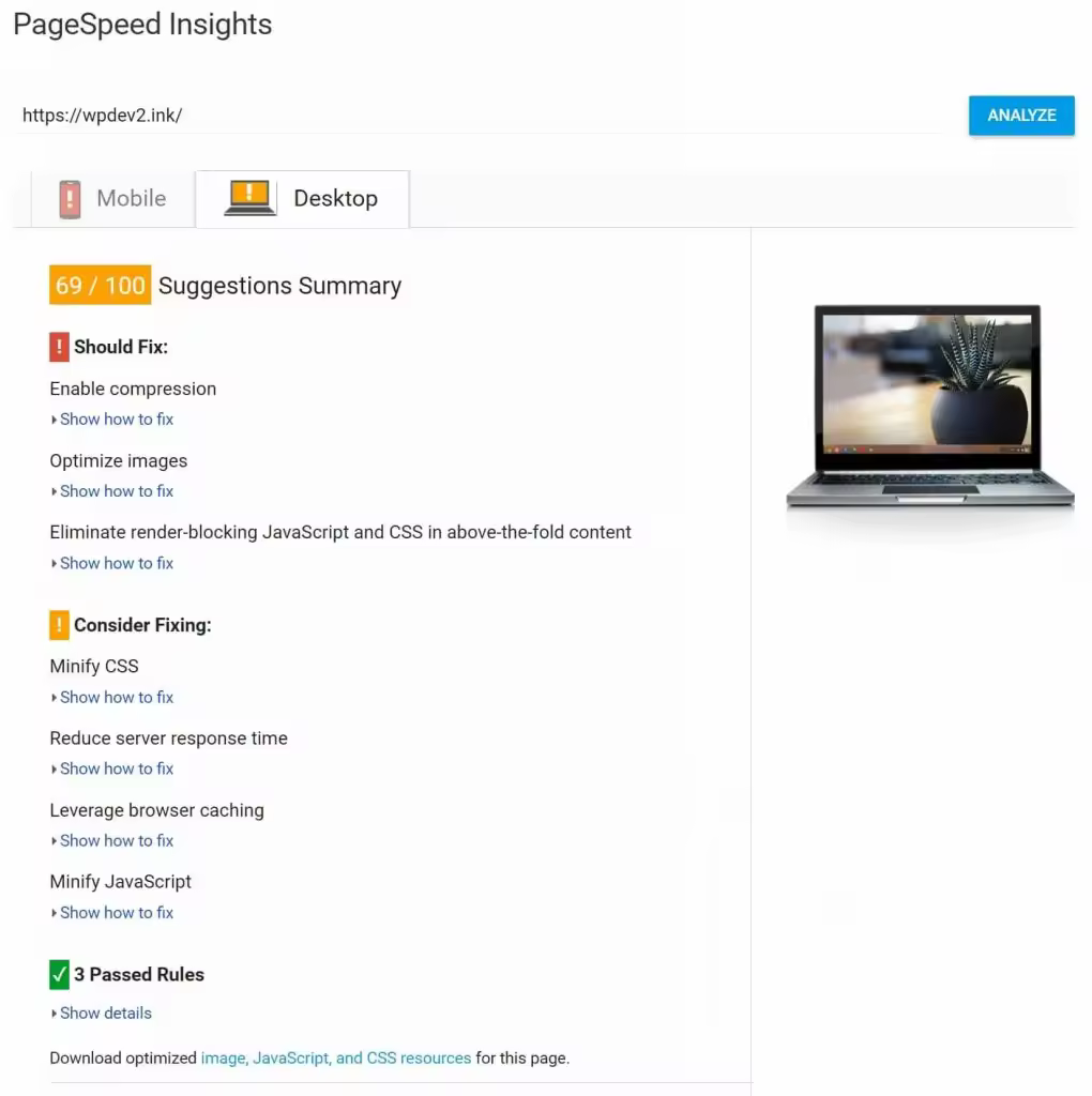 如何获得Google PageSpeed Insights满分评分的WordPress优化策略