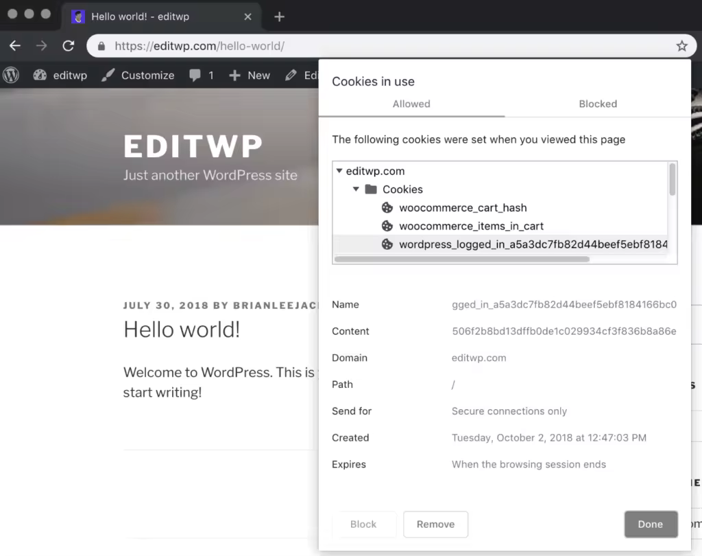 WordPress Cookies与PHP会话详解及使用技巧