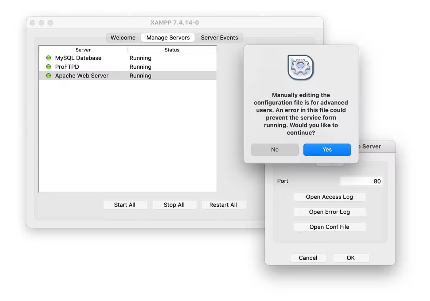 XAMPP Apache意外关闭修复教程：WindowsmacOS端口设置方法