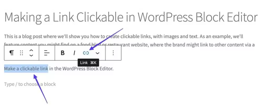 WordPress文章页面添加可点击链接技巧