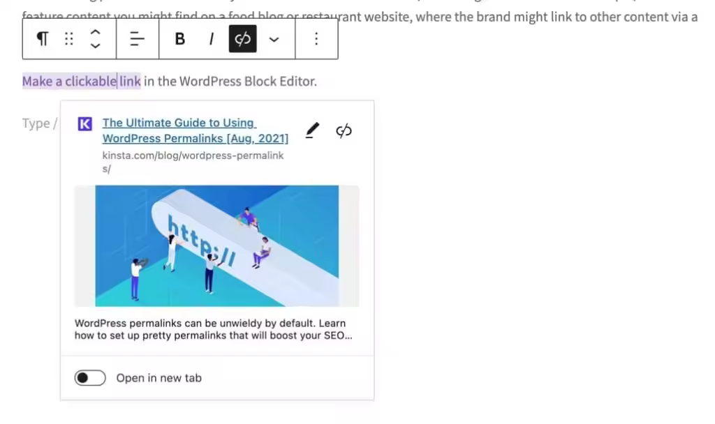 WordPress文章页面添加可点击链接技巧