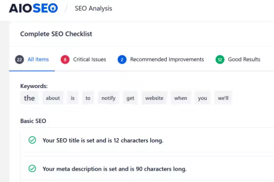 WordPress SEO检查清单提升网站排名